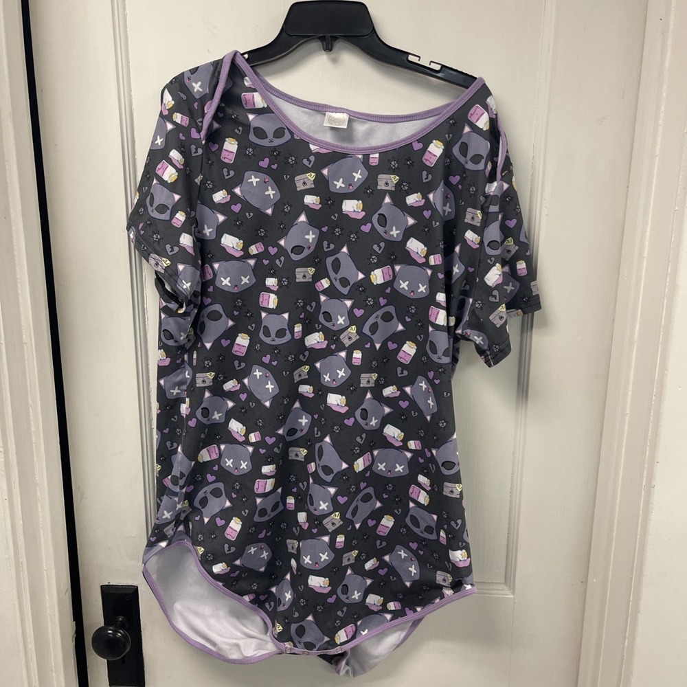 Milk Silk Cat Bodysuit 2x